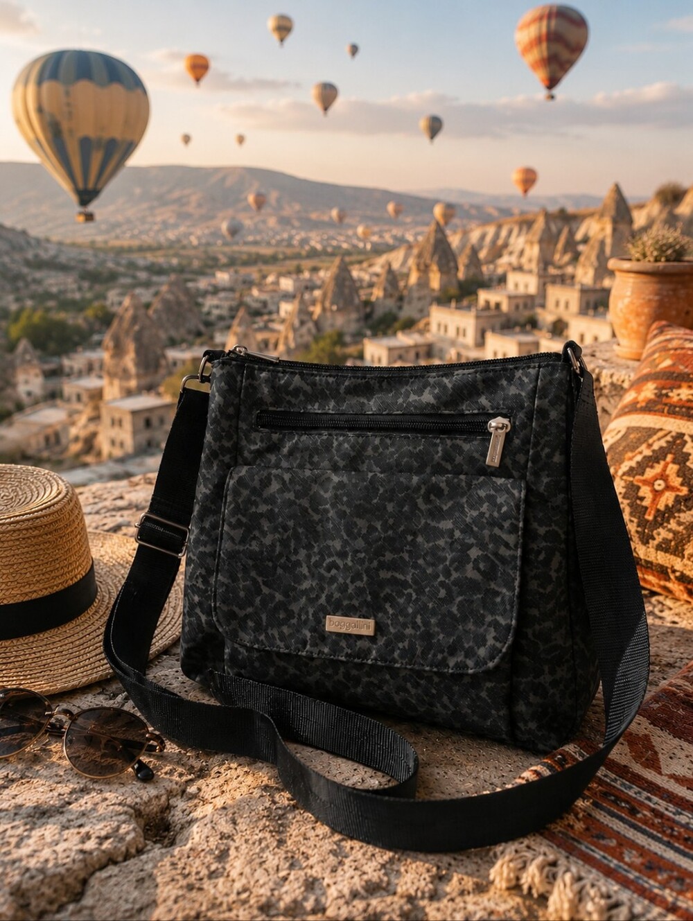 🖤 Baggallini Multi-Pocket Crossbody Bag – EUC Travel Essential